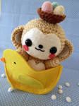 Easter Monkey Amigurumi by cuteamigurumi