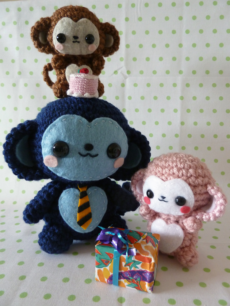 Father's Day Monkey Amigurumi