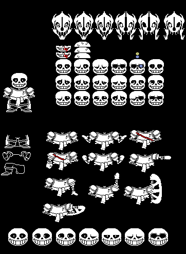 Unizones Underswap Distrust Sans Sprite Sheet. by jackedupjauhed on ...