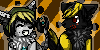 PC:Pixel icons for badcatz129 and Wolfietheripper