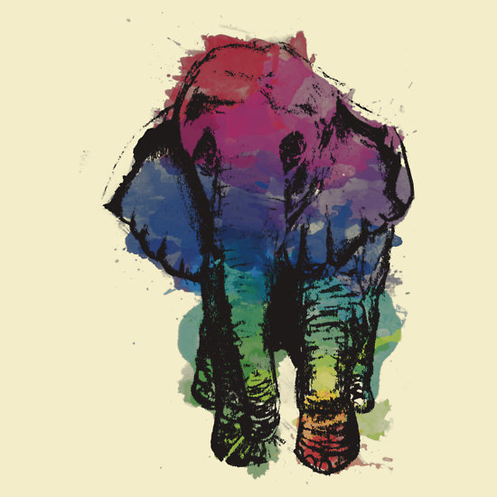 RedBubble Elephant Tee Design