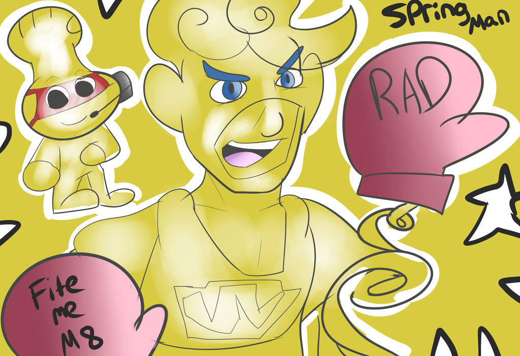 True Spring Man Example spring man by Thestudpudding on DeviantArt