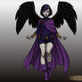 Raven With her Dark Wings