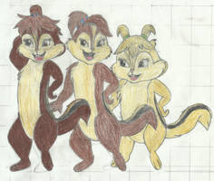 The chipettes- Las arditas colour