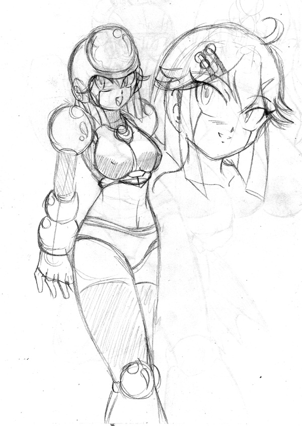 Crystal-Gal Sketch