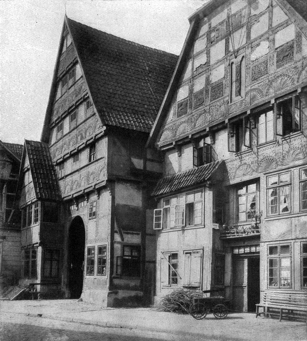 Alte Fachwerkhaeuser in Salzuflen Lange Strasse