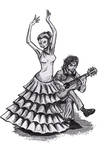 Spanish folk dancer