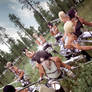 Attack On Titan group cosplay