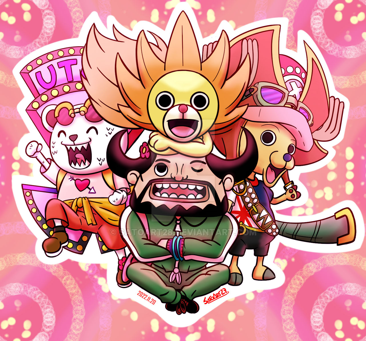 Chibi One 2022.11.20 - Chibis - One Piece Red by SatoArt28 on DeviantArt
