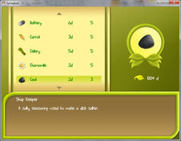 Springbud Screenshot - Shop