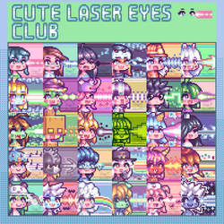Cute Laser Eyes Club