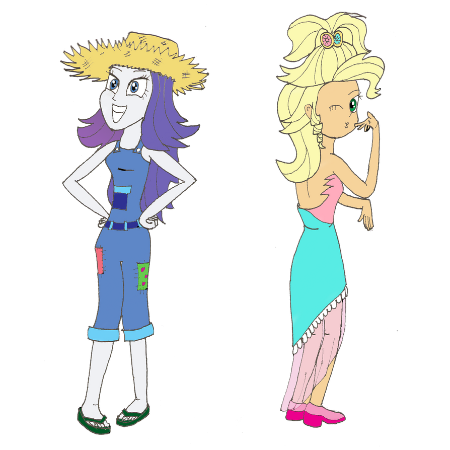 Simple Rarity and Applejewel by Amante56 on DeviantArt