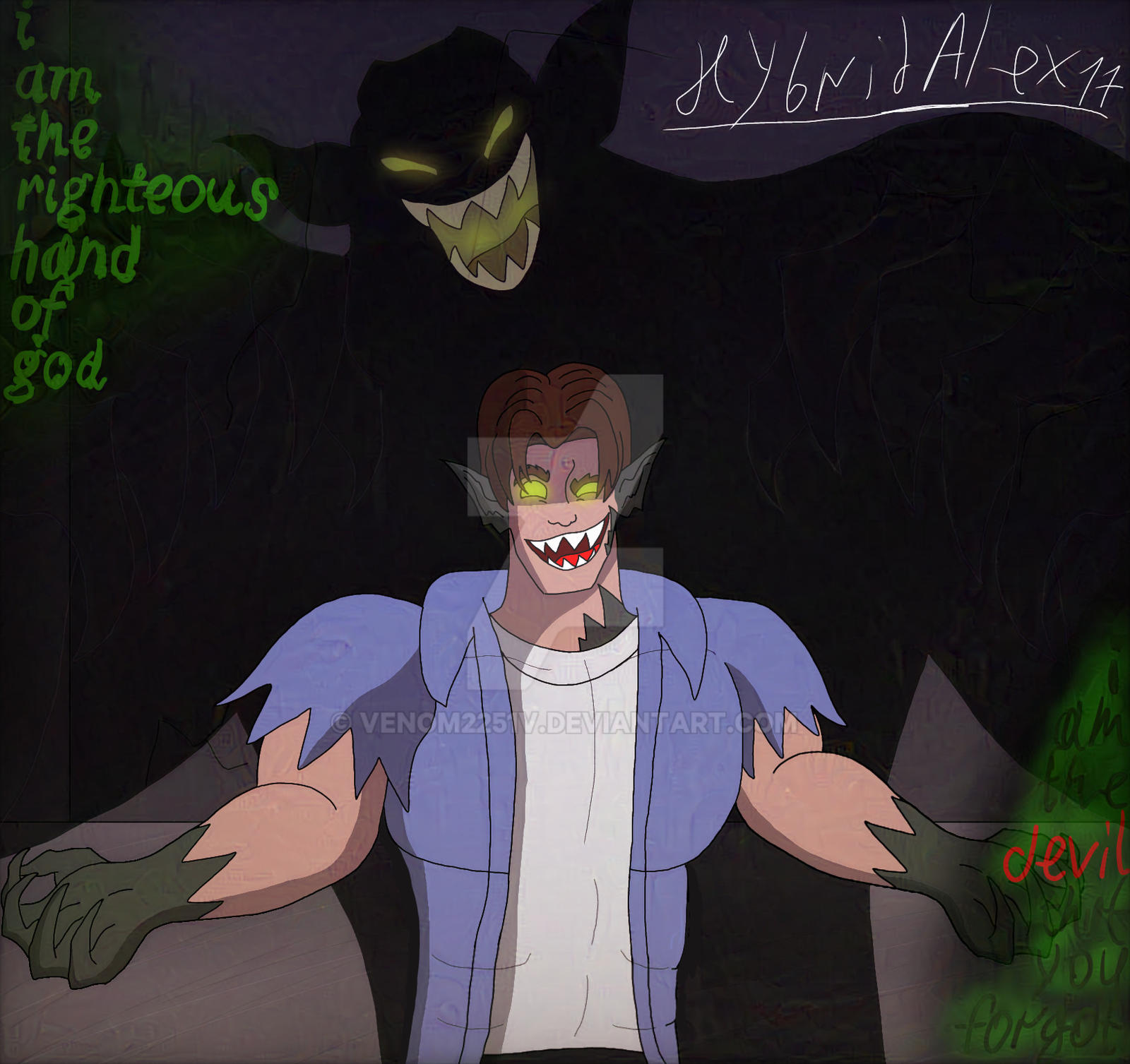 ''Hell's coming with me'' by venom2251v on DeviantArt