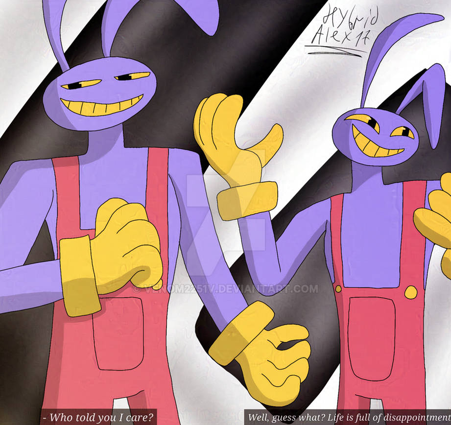 Jax the bunny by venom2251v on DeviantArt