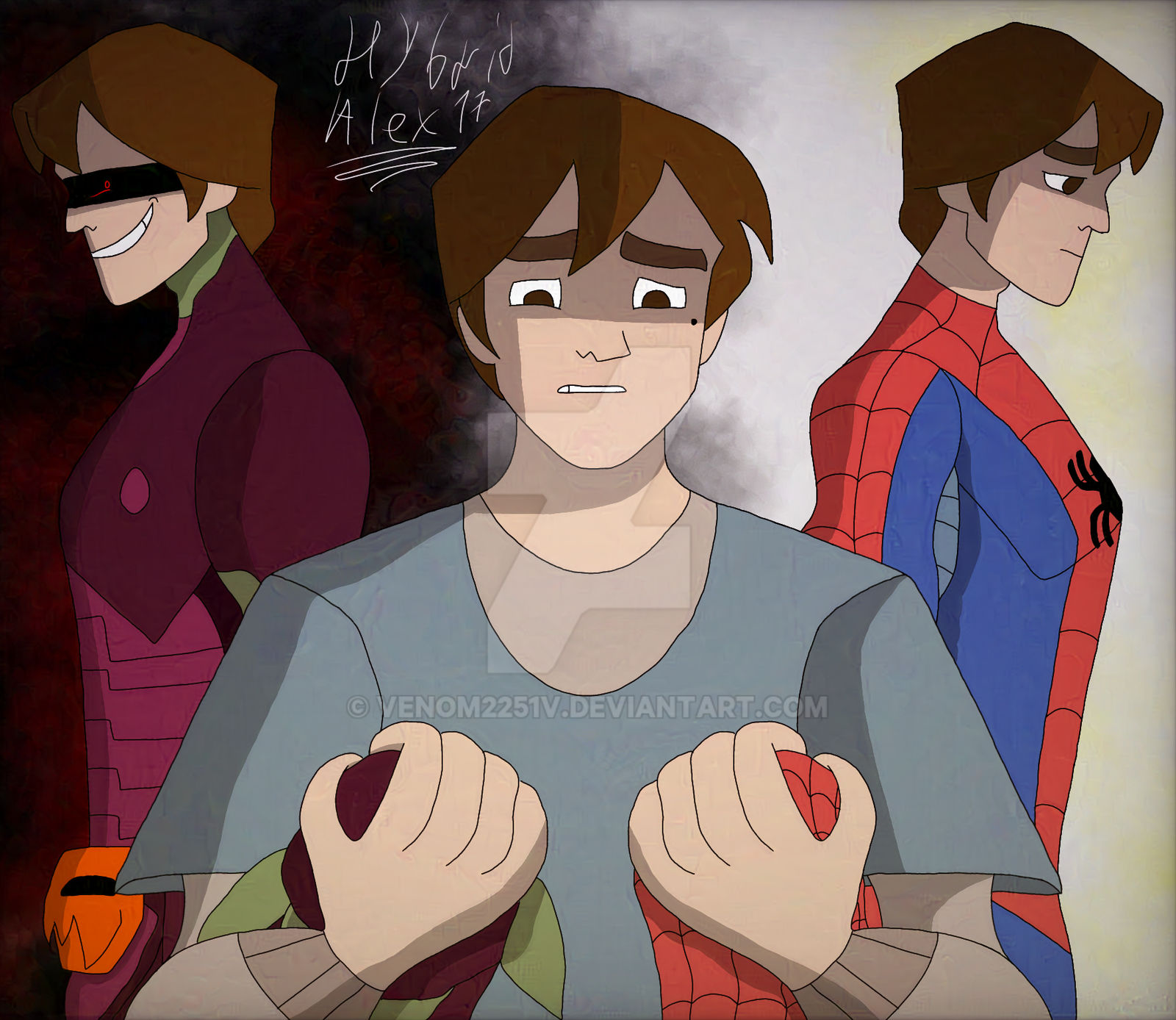 ''Which mask will you choose?'' by venom2251v on DeviantArt