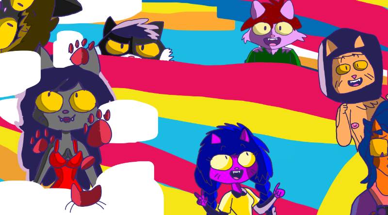 Rocky Rakoon Poster Deviantart Maya's Cat Daylife (Rocky Rakoon Flipaclip Style) by honeybeee33 on ...
