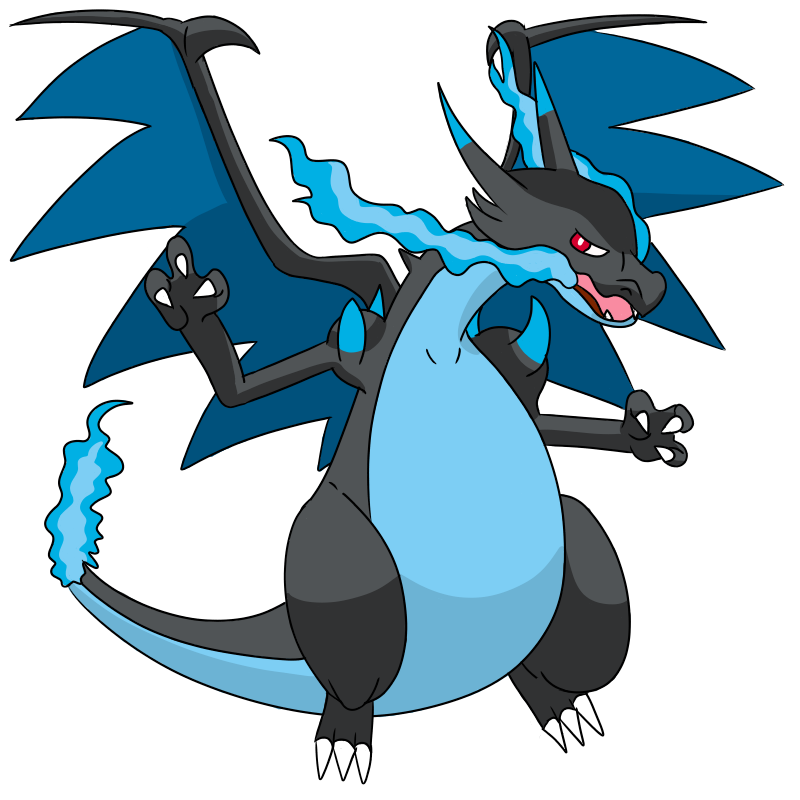 006 - Mega Charizard X - Art v.2 by Tails19950 on DeviantArt in