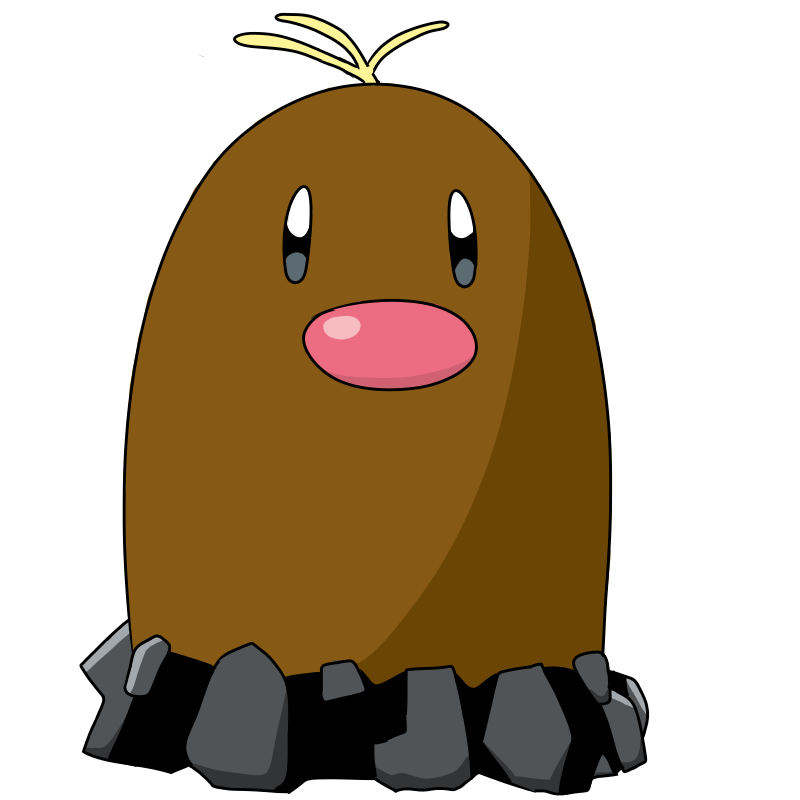 Diglett, Pokédex