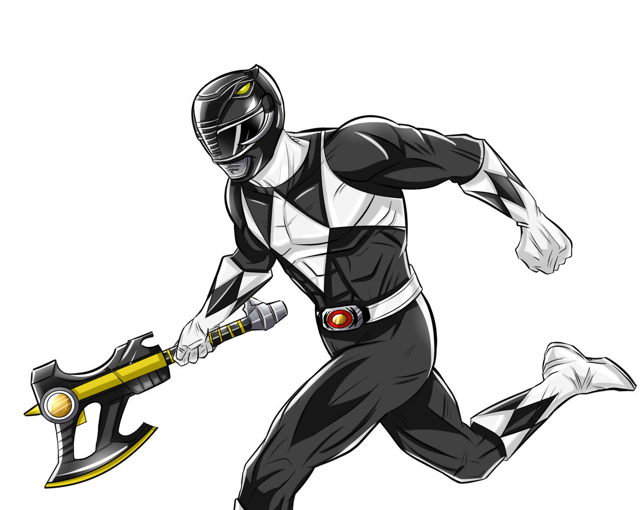 Black Ranger Without Hel Black Ranger done by Jaetinh on DeviantArt