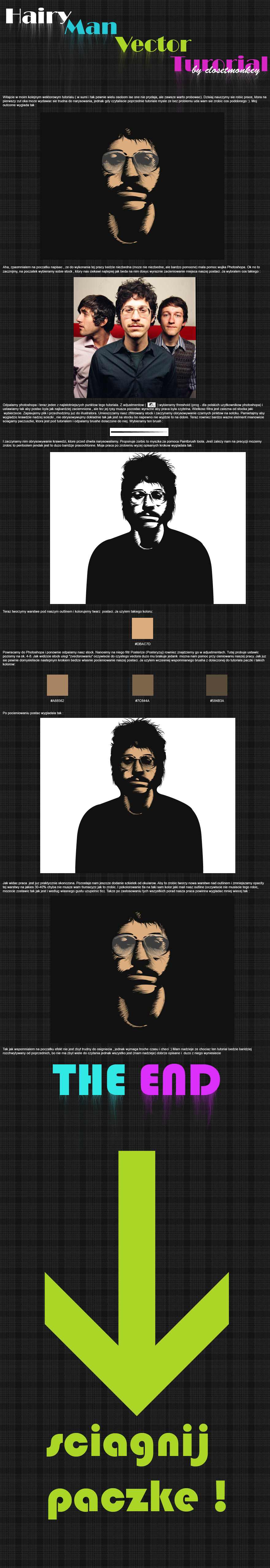 Hairy Man Vector Tutorial