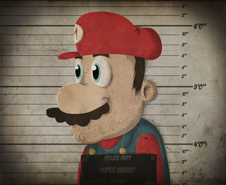 Super Mario Catched by JDog0601 on DeviantArt