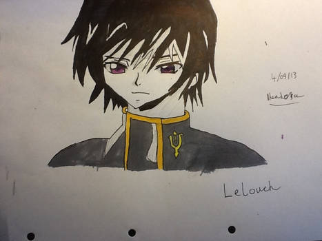 Simple lelouch lamperouge code geass