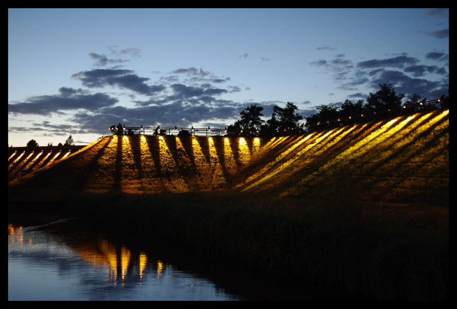 Lightinstallation at Westpark