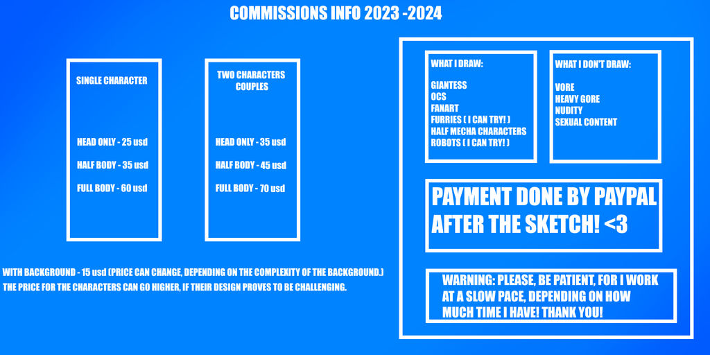 Commission info 2023-2024