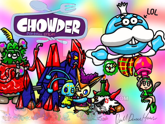 Chowder Pokemon Chowder - Pokemon Style by Nk-Cyborg on DeviantArt