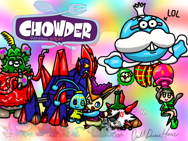 Chowder - Pokemon Style