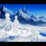 ~Christmas Town Study - Stormella's Ice Garden~