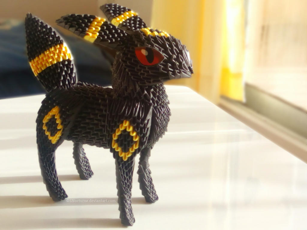 3D Origami Umbreon/Noctali Pokemon by SNocturne on DeviantArt