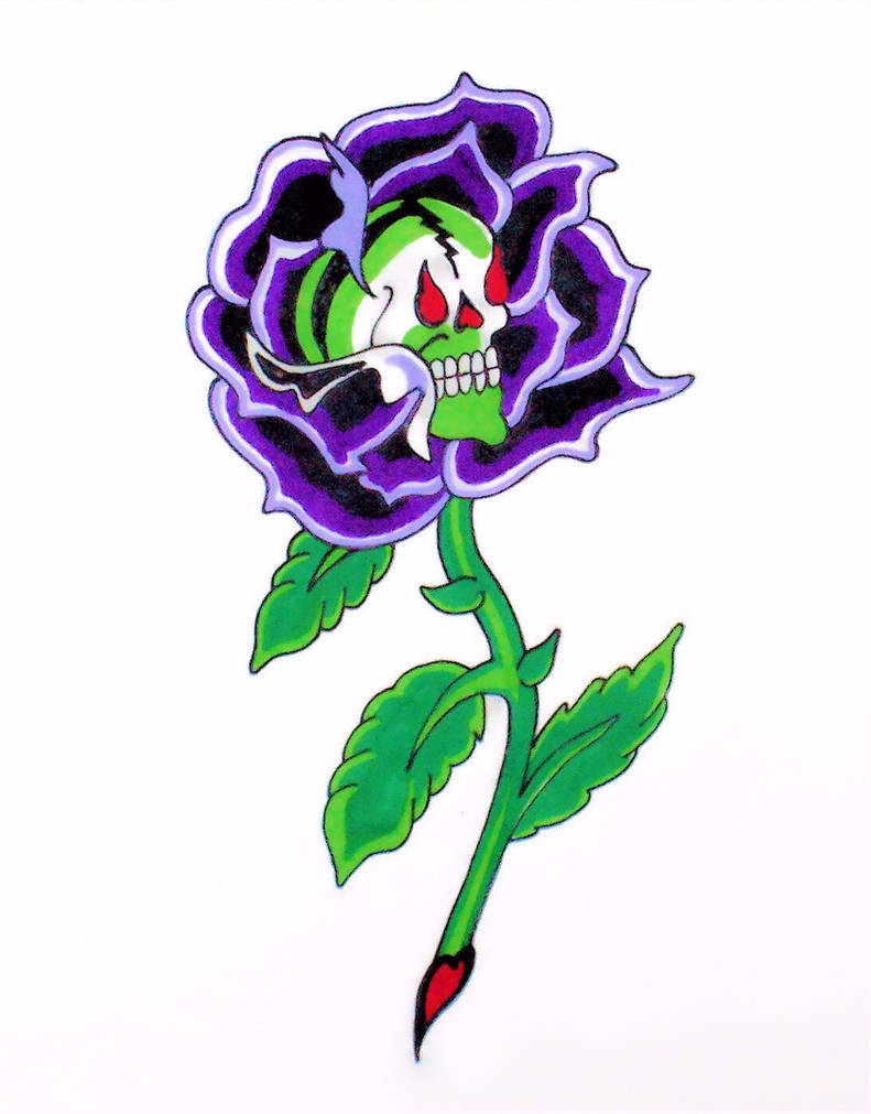 Don Ed Hards Roses Ed Hardy Rose of Death by TheJokesOnYou on DeviantArt