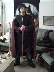 Leather armour and cloak