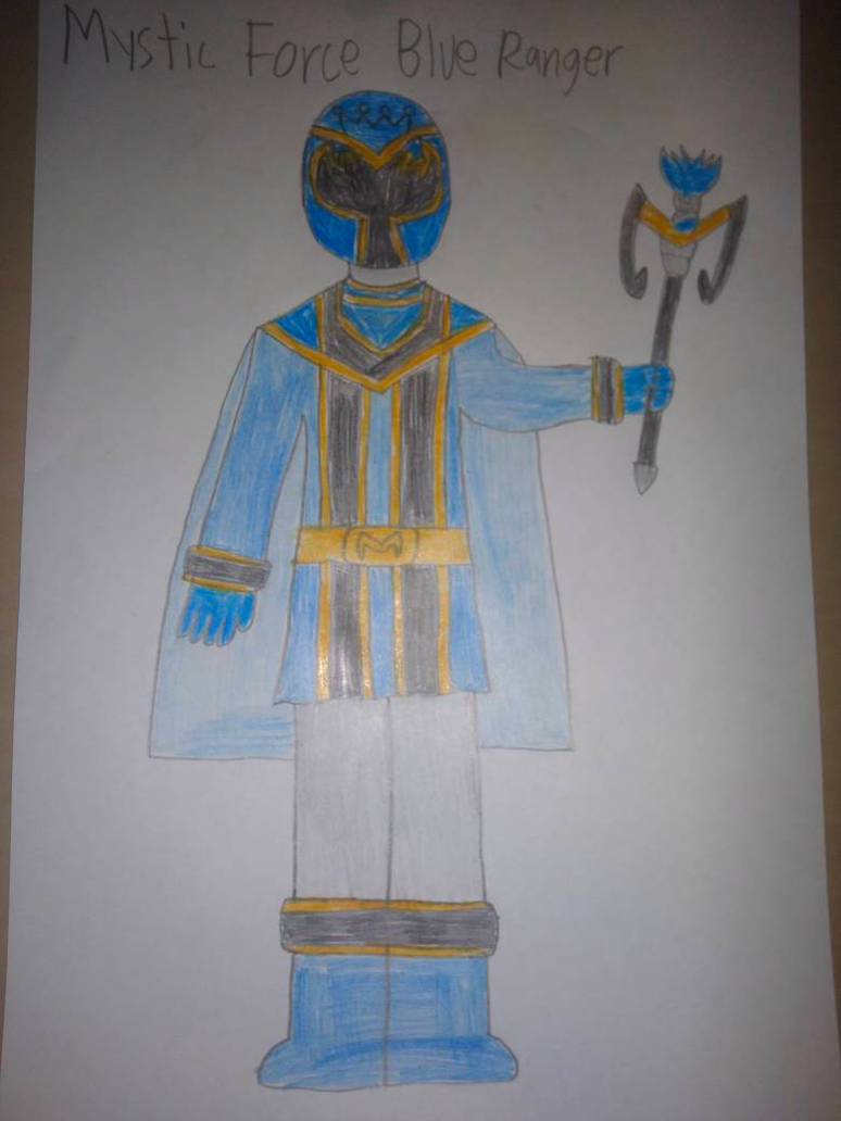 Mystic Force Blue Ranger! (Madison Rocca) by legendaryartist2023 on ...