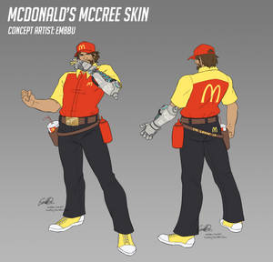 McCree McDonald's skin fan concept