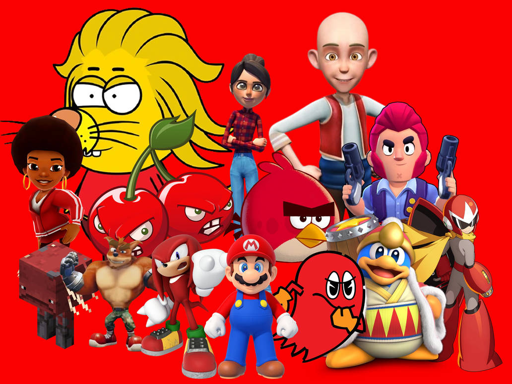 My Characters With Red Color by efe101109 on DeviantArt