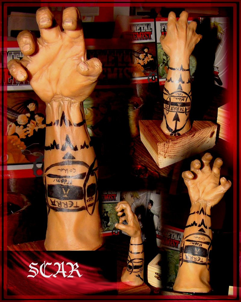 Fullmetal Alchemist Scar Right Arm Tattoo Goimages Web