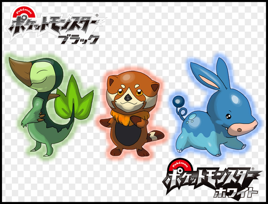 Black & White starter evolutions revealed