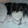 L from Death Note Sketch Thing