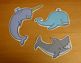 Aquatic Friends Sticker Set