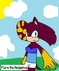 Flare the hedgehog