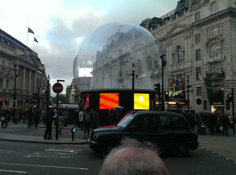 Snow Dome, Piccadilly Circus, London, UK.