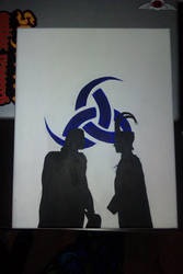 Thor and Loki Silhouette