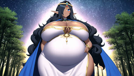 A Very Fertile Dark-Skinned Goddess 2 by superspecialzanzma