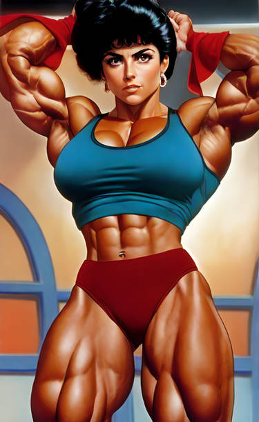 Hayley-bulked-up by andrew247 on DeviantArt