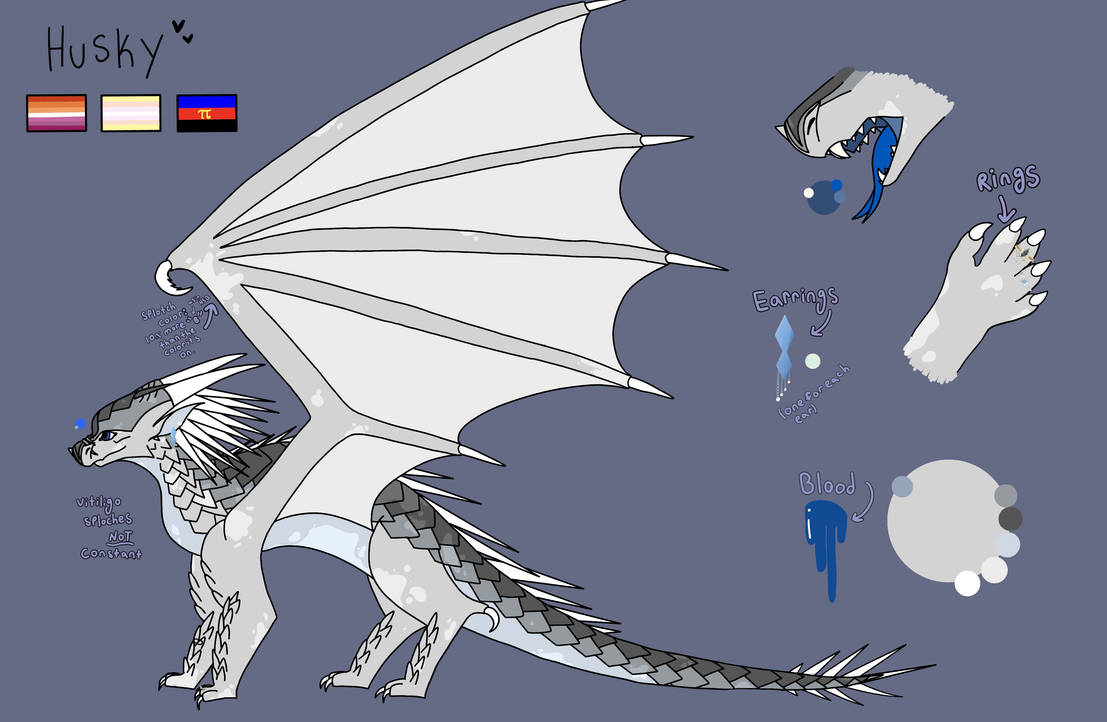 Husky Ref Husky reference sheet by Sunset-Bean on DeviantArt