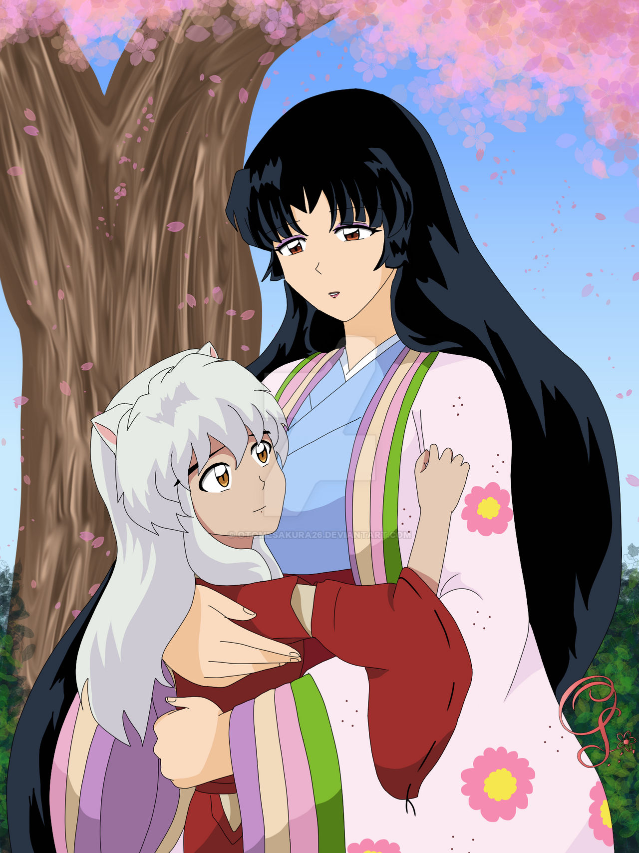 Inuyasha and Izayoi by OtomeSakura26 on DeviantArt
