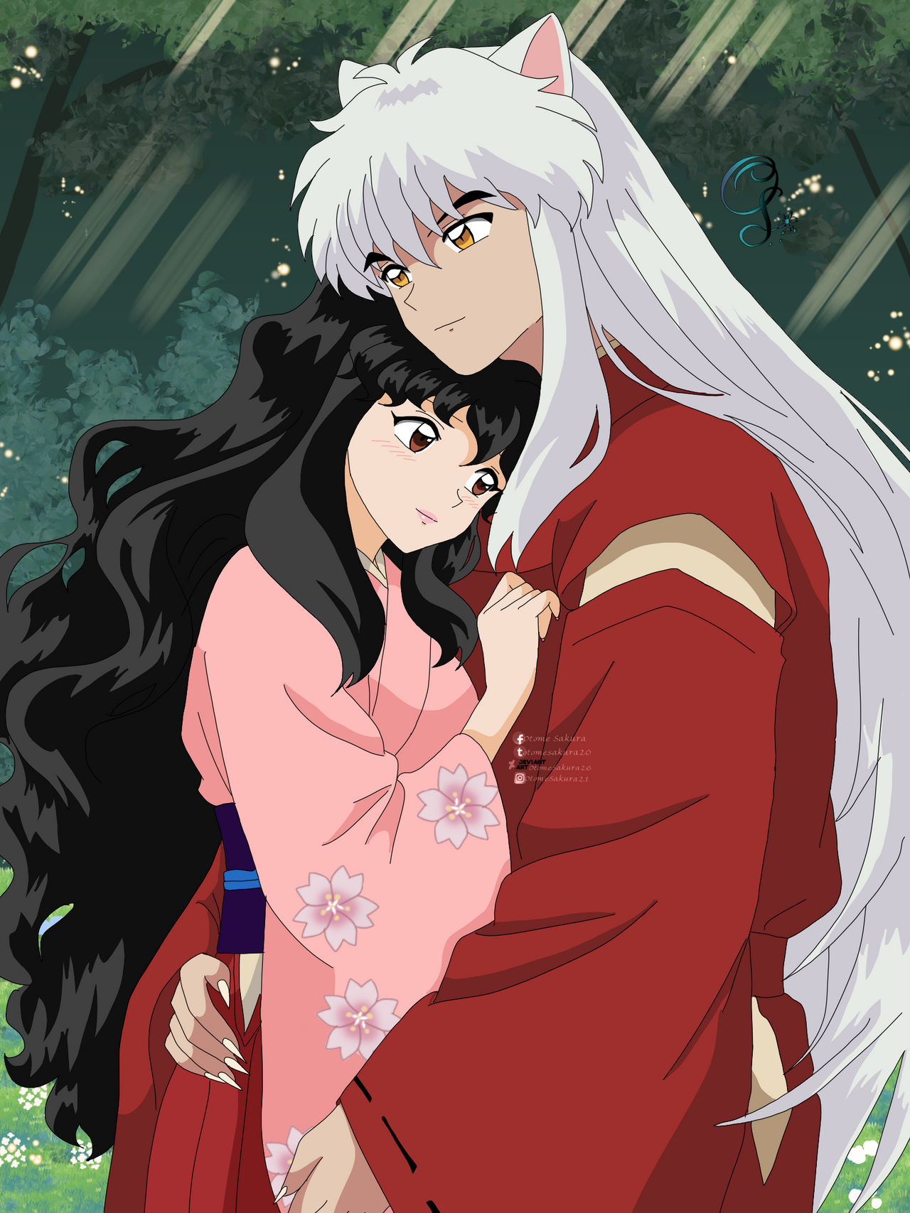 Inuru Examples InuHaru week day 4 by OtomeSakura26 on DeviantArt