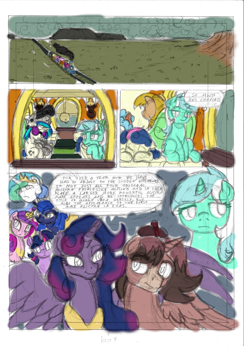 Mlp Timetoon MLP: Time of the Fusions Chapter 2 page 4 sketch by bigonionbean on ...